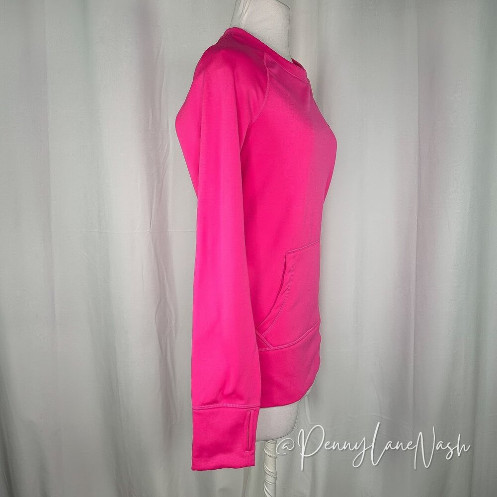 Nike Therma Fit Fleece Pullover Sweatshirt Pink - Picture 7 of 11